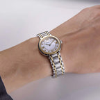 Herbelin Galet Ladies Two Tone Yellow Gold Watch