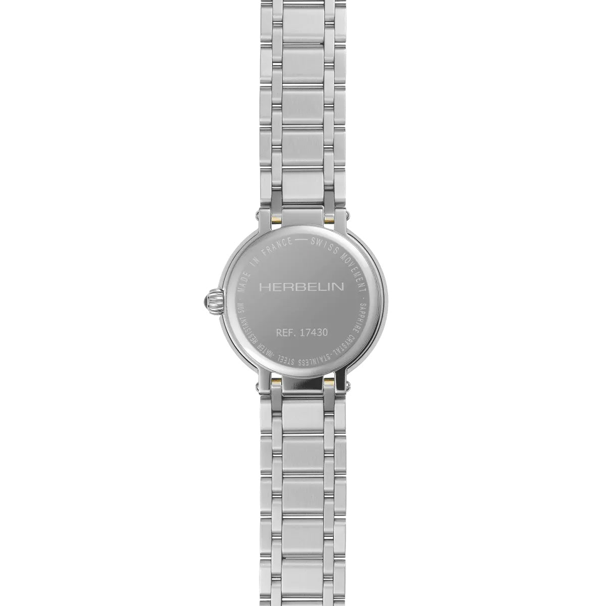Herbelin Galet Ladies Two Tone Yellow Gold Watch