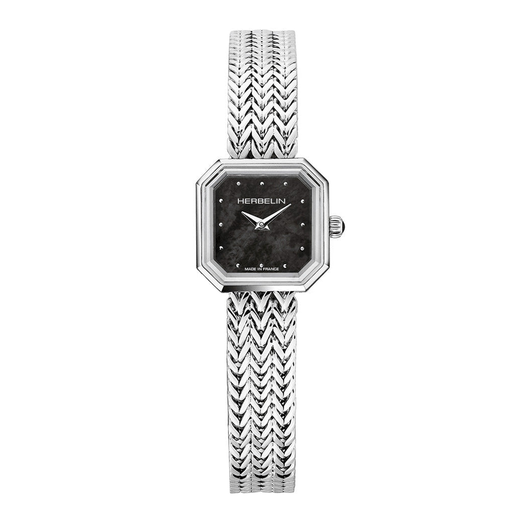 Herbelin Octogone Ladies Silver Watch