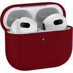 SAHARA - Silicone Case for Apple AirPods 3 (3rd Generation 2021) - Burgundy