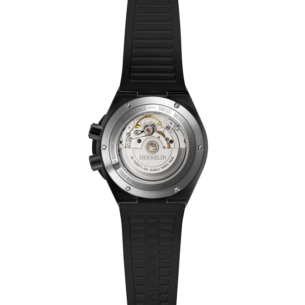 Herbelin Cap Camarat Diver Automatic Men's Black Watch