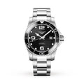 HydroConquest | 41mm, Stainless Steel, Black Dial