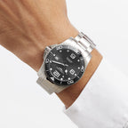 HydroConquest | 41mm, Stainless Steel, Black Dial