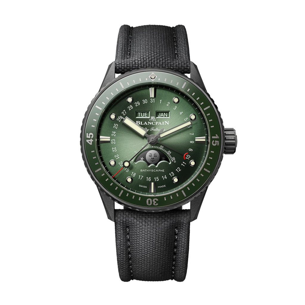 Fifty Fathoms Bathyscaphe Quantième Complet Phases de Lune