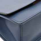 Vitello Century Opaco F is Fendi Kan I Shoulder Bag Blu Scuro