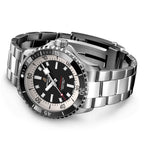 Superocean Automatic 42 | 42mm, Stainless Steel, Black Dial, Black Bezel