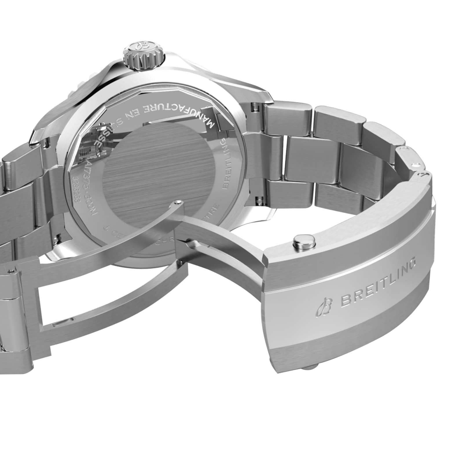 Superocean Automatic 42 | 42mm, Stainless Steel, Black Dial, Black Bezel
