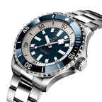 Superocean Automatic 46 | 46mm, Stainless Steel, Blue Dial