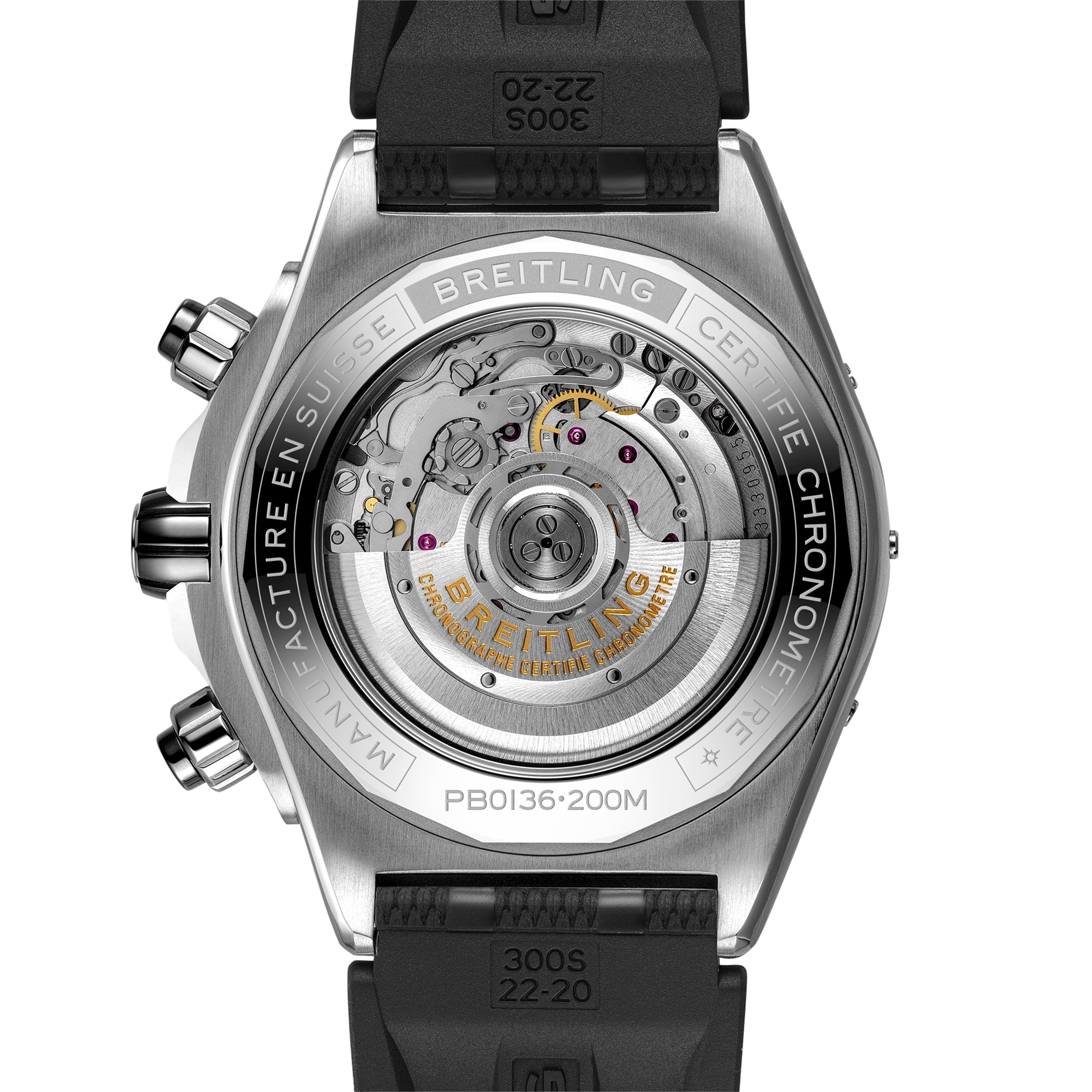 Super Chronomat B01 44 | 44mm, Rubber, Blue Dial