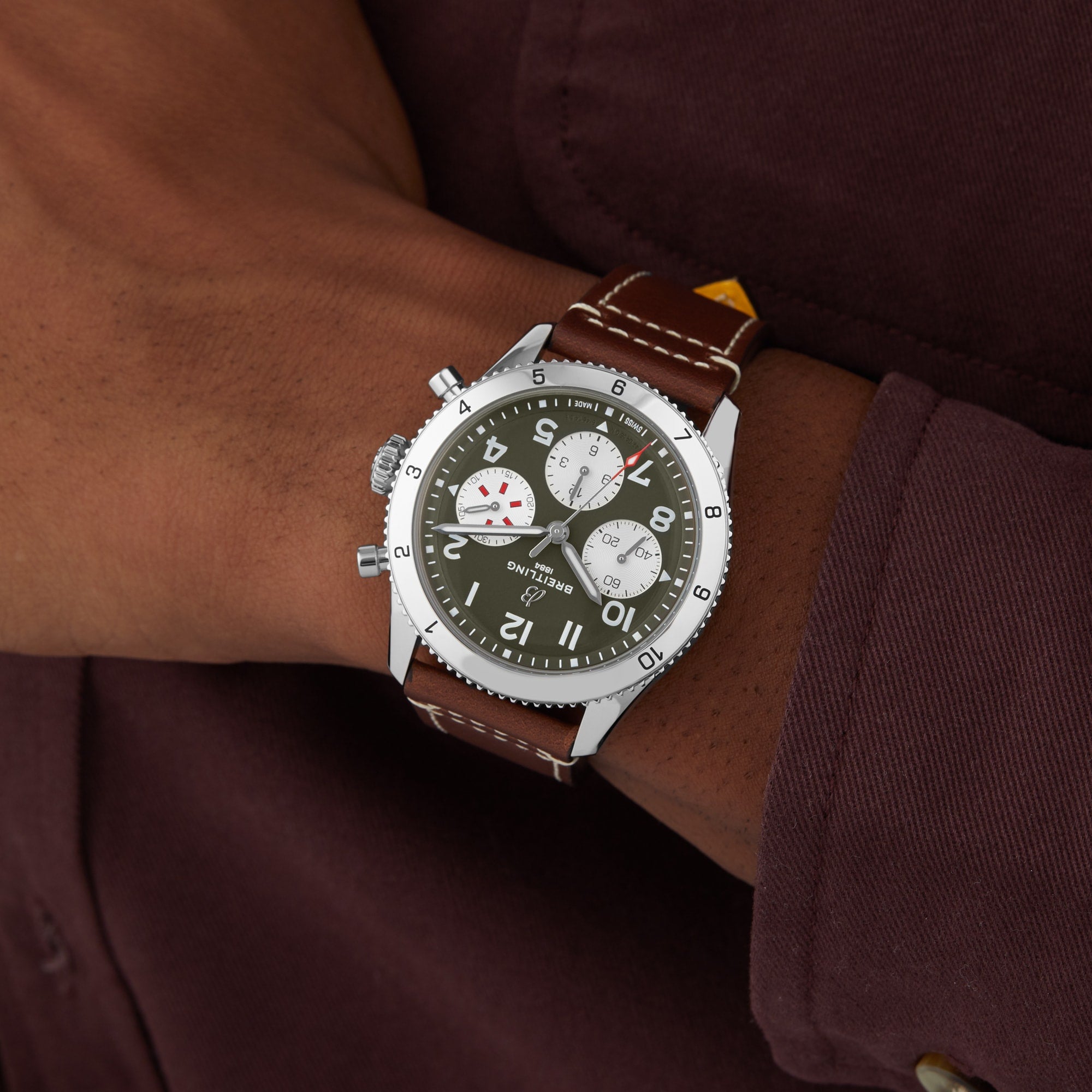 Classic AVI Chronograph 42 Curtiss Warhawk