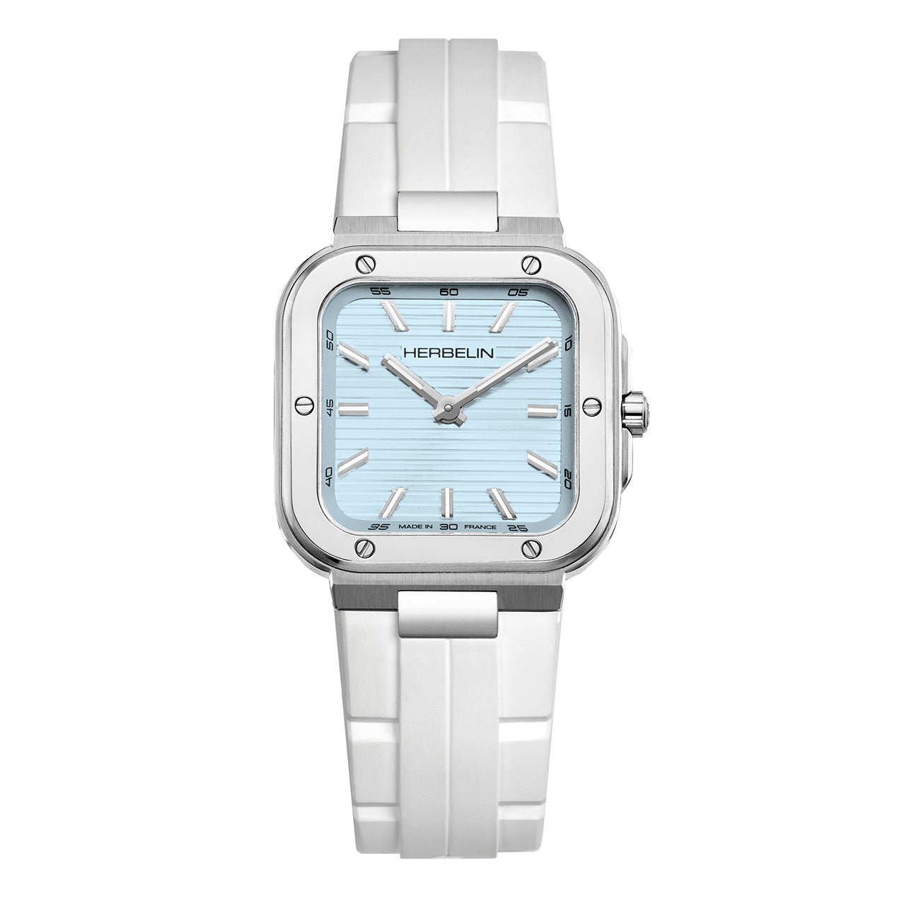 Herbelin Cap Camarat Square Ladies Arctic Blue Watch