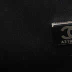 Caviar Quilted Small Boy Flap Black