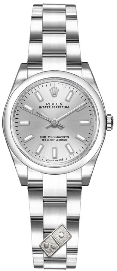 Rolex Oyster Perpetual 26 Domino's Damenuhr 176200-0015