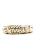 Snakeskin Small Matelasse Coffer Hobo Beige