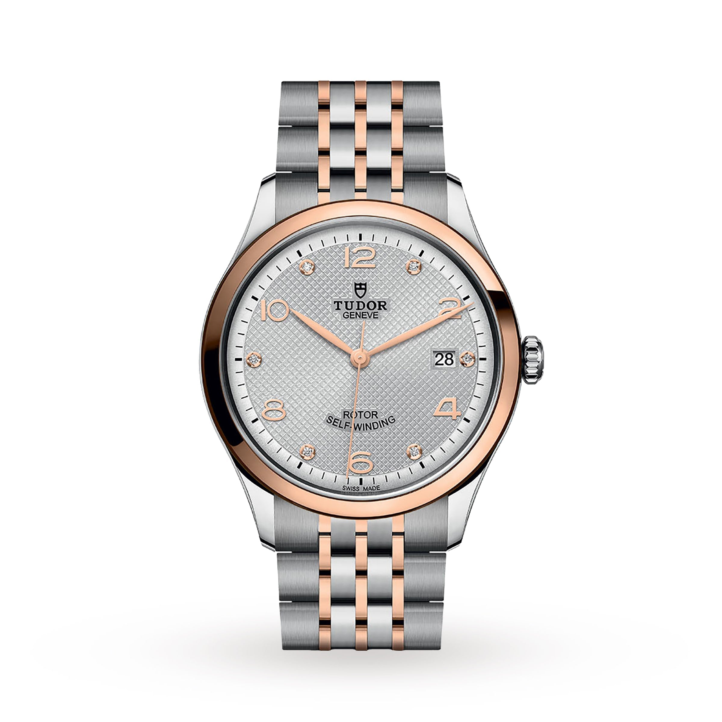 1926 | 39mm, Two-Tone Stainless Steel & 18K Rose Gold, Silver Dial
