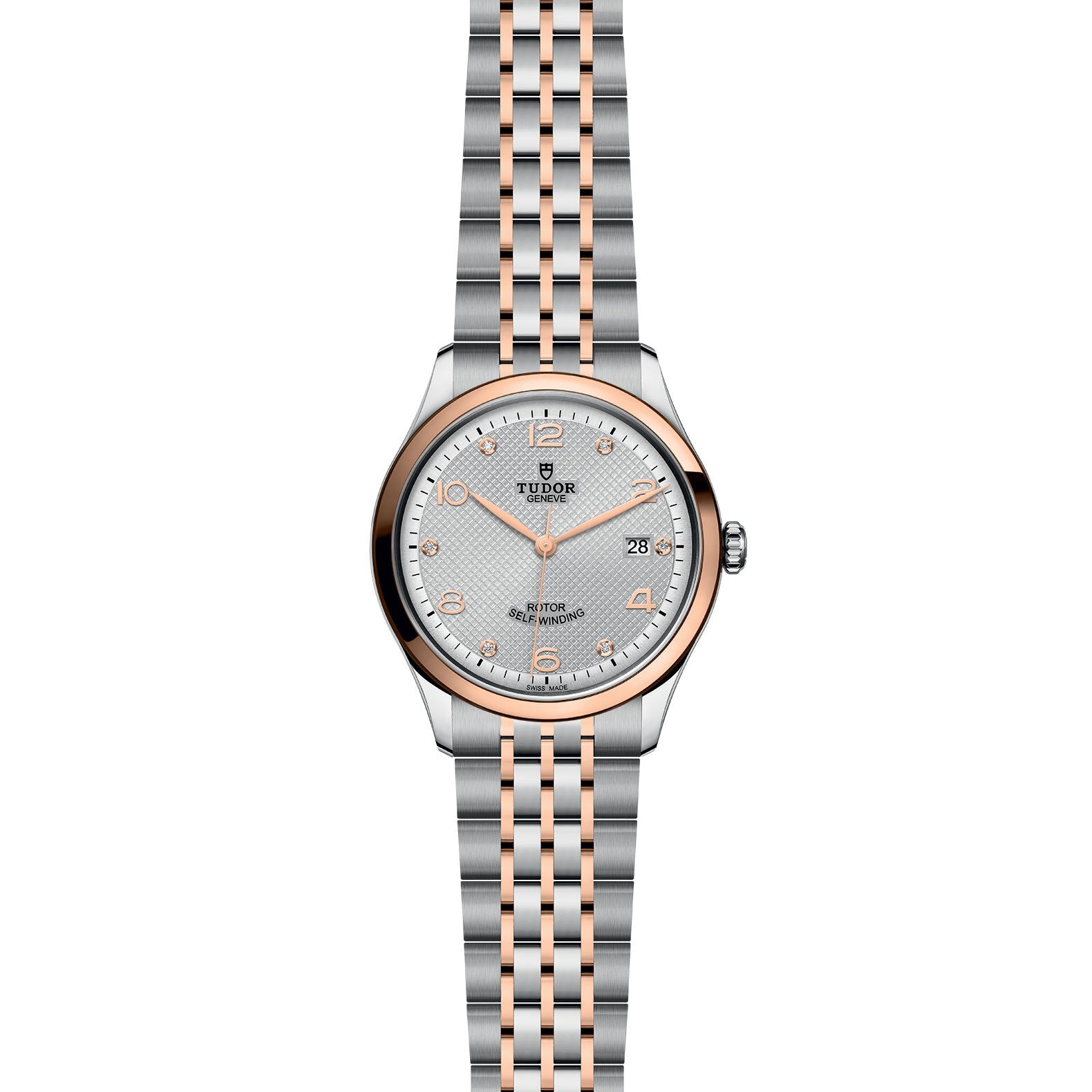 1926 | 39mm, Two-Tone Stainless Steel & 18K Rose Gold, Silver Dial