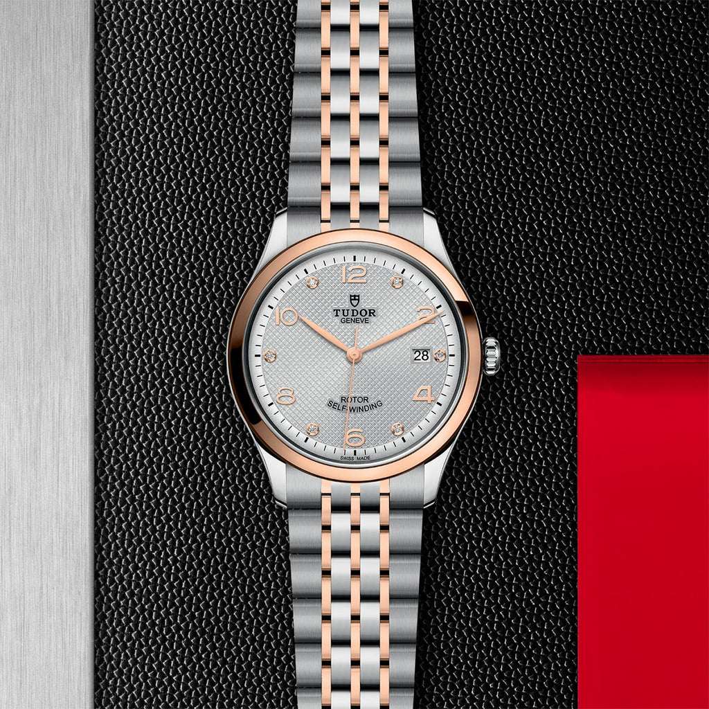 1926 | 39mm, Two-Tone Stainless Steel & 18K Rose Gold, Silver Dial