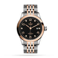 1926 | 28mm, Two-Tone Stainless Steel & 18K Rose Gold, Black Dial