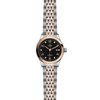 1926 | 28mm, Two-Tone Stainless Steel & 18K Rose Gold, Black Dial