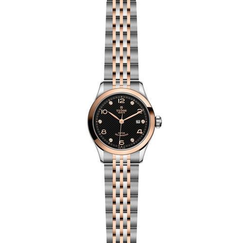 1926 | 28mm, Two-Tone Stainless Steel & 18K Rose Gold, Black Dial