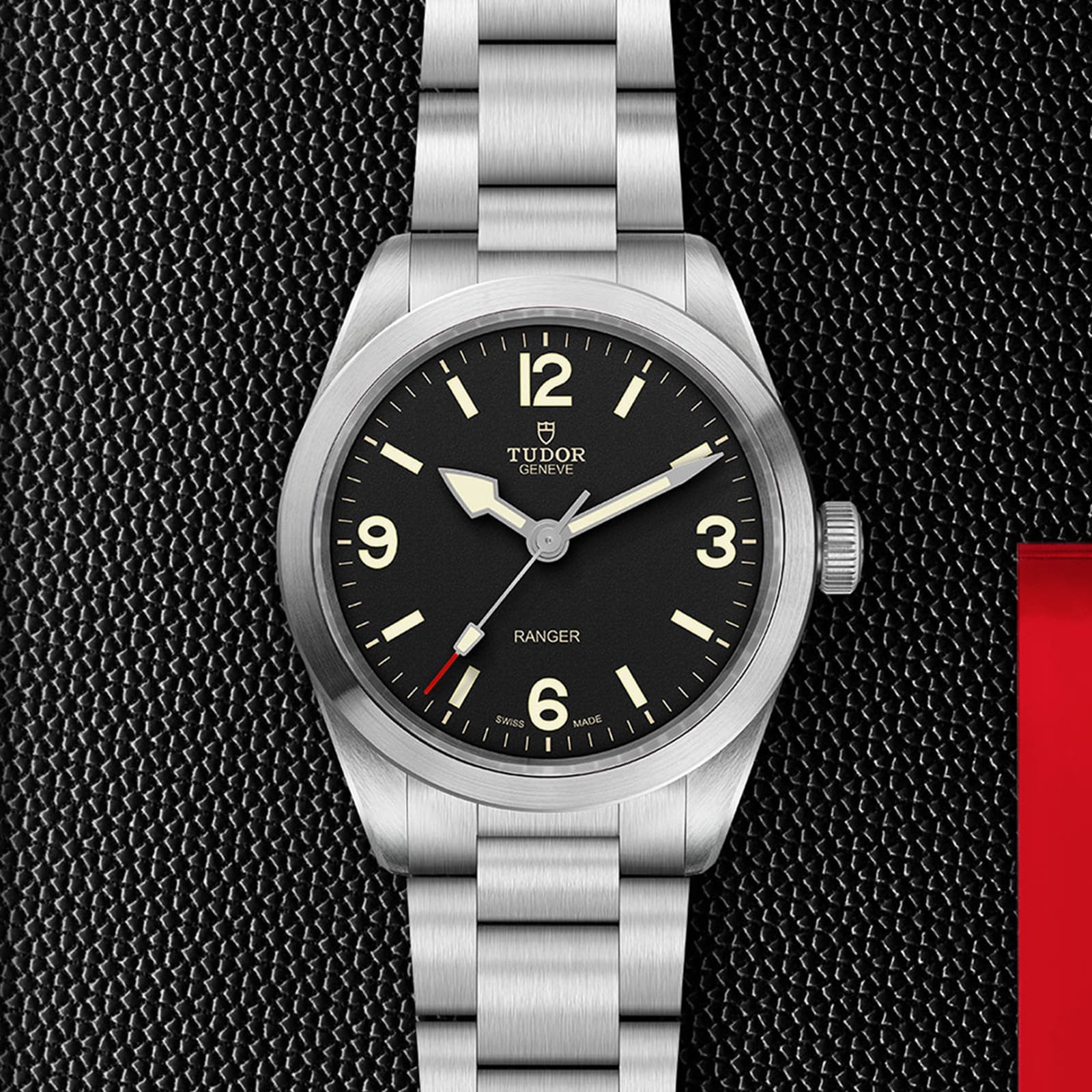 Ranger | 39mm, Stainless Steel, Black Dial