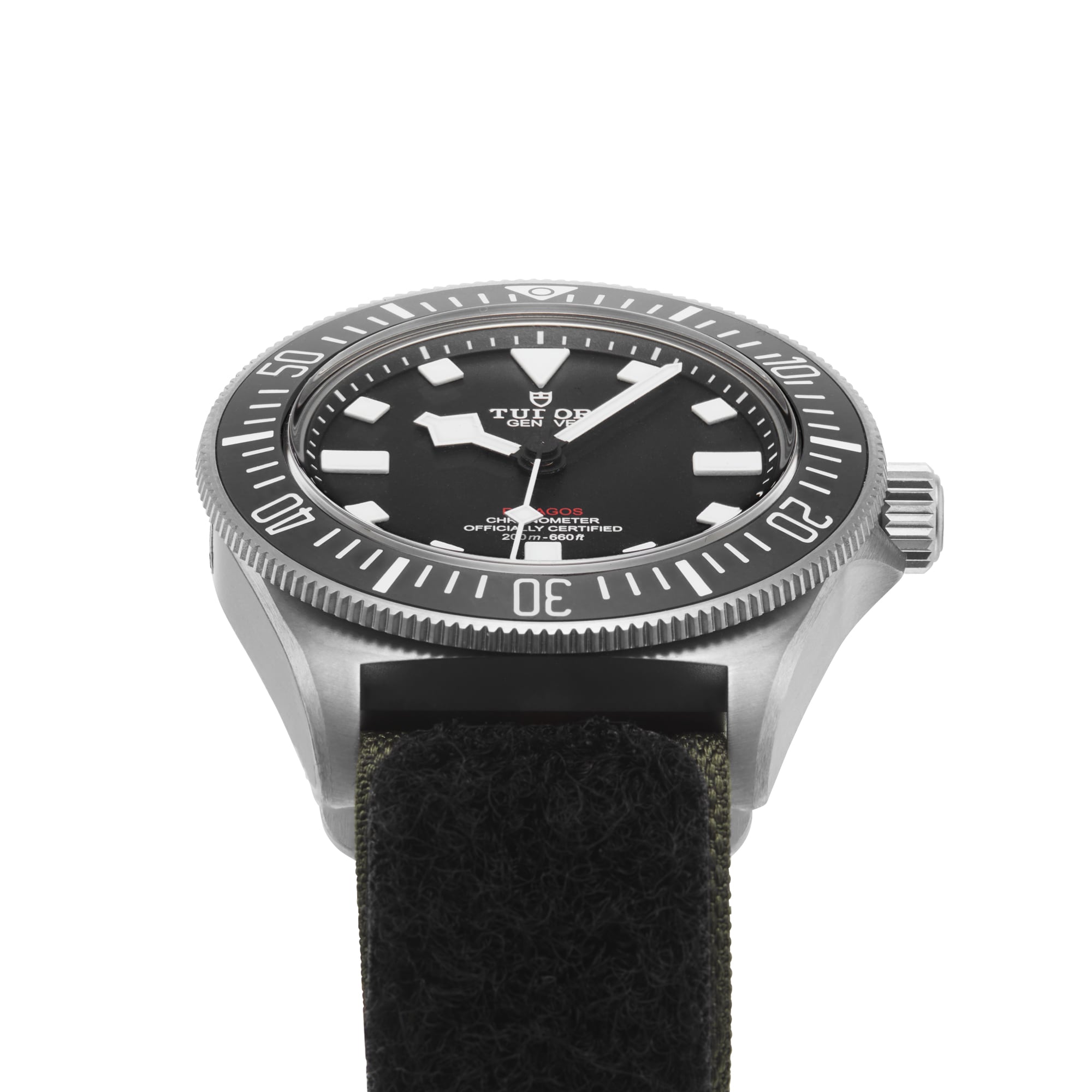 Pelagos FXD | 42mm, Fabric Strap, Black Dial