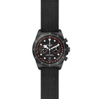 Pelagos FXD Chrono | 43mm, Fabric Strap, Black Dial