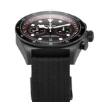 Pelagos FXD Chrono | 43mm, Fabric Strap, Black Dial