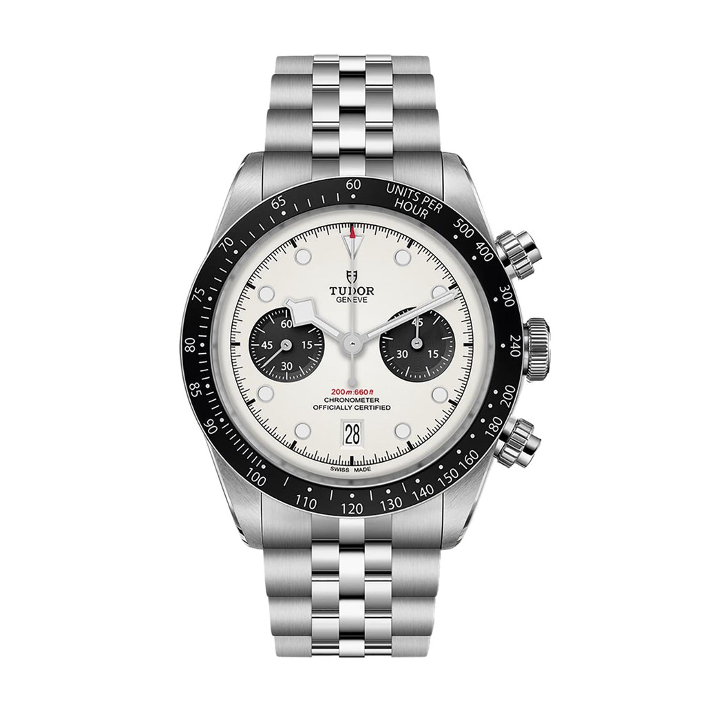 Black Bay Chrono | 41mm, Stainless Steel, White Dial