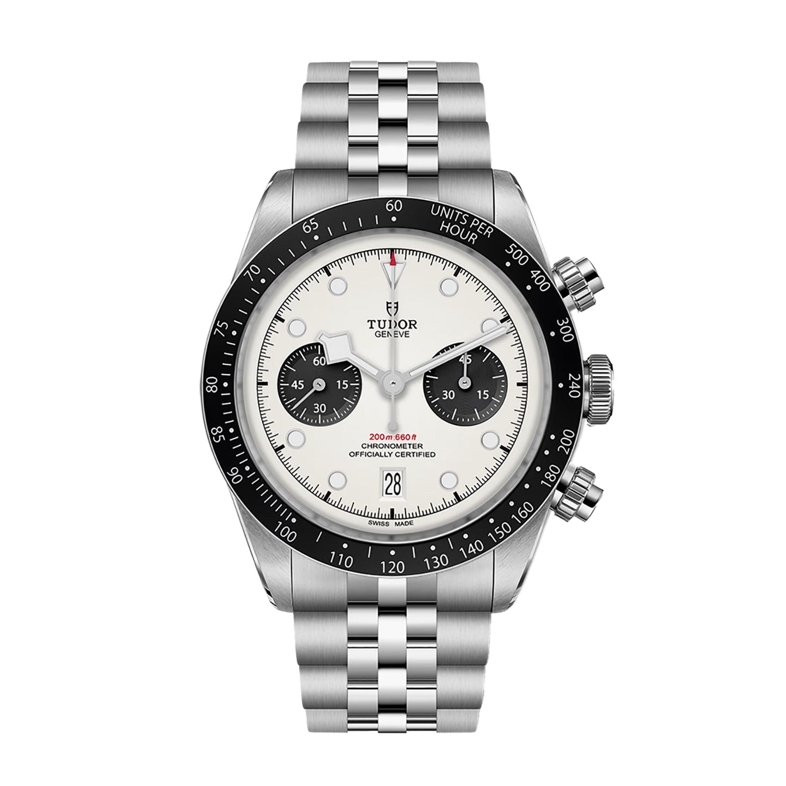 Black Bay Chrono | 41mm, Stainless Steel, White Dial