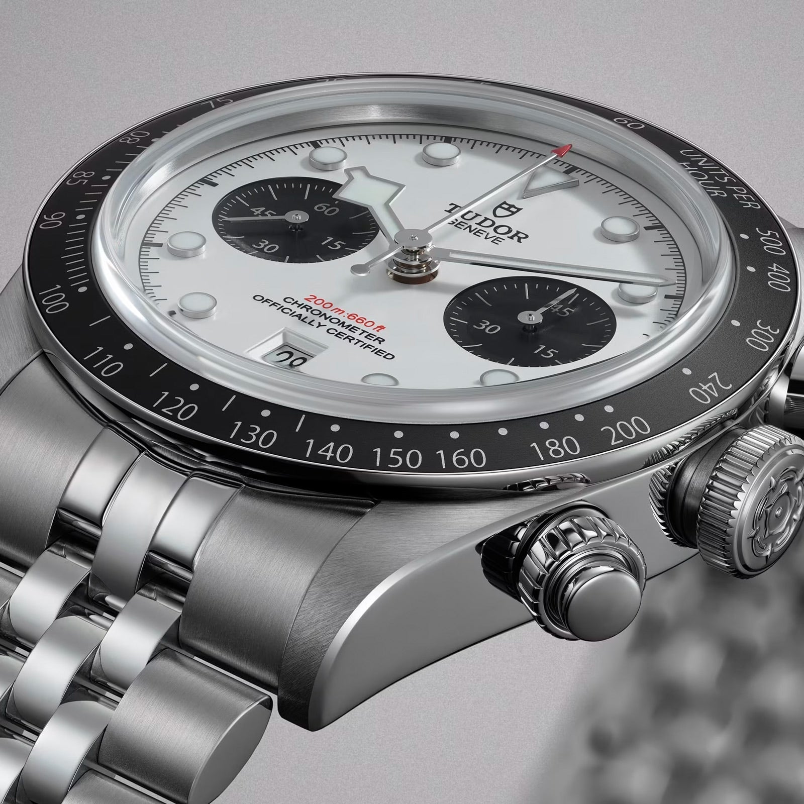 Black Bay Chrono | 41mm, Stainless Steel, White Dial