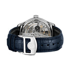 Portugieser Automatic | 42.3mm, Blue Alligator Leather Strap, White Dial