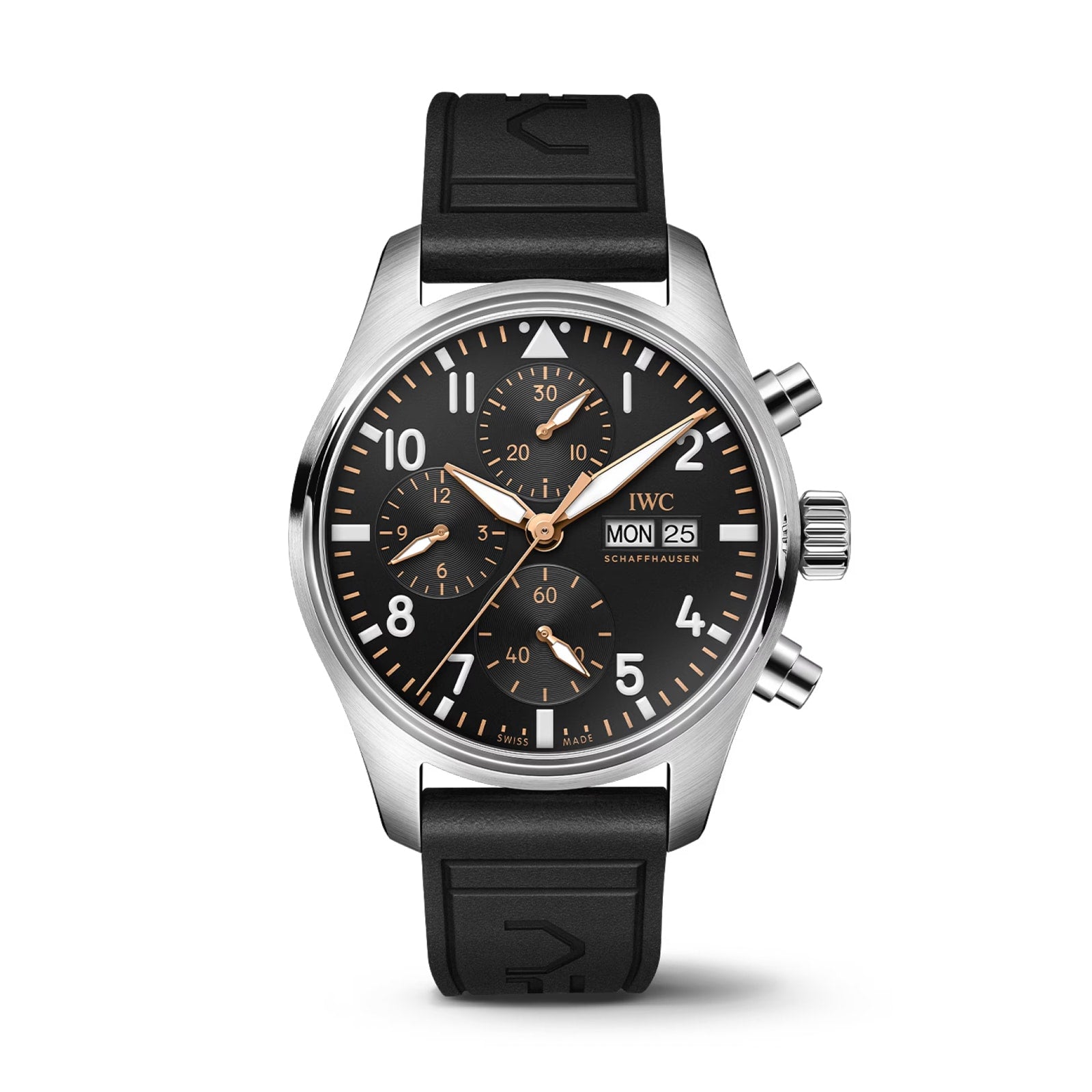 Pilot’s Watch Chronograph APXGP | 41mm, Rubber Strap, Black Dial