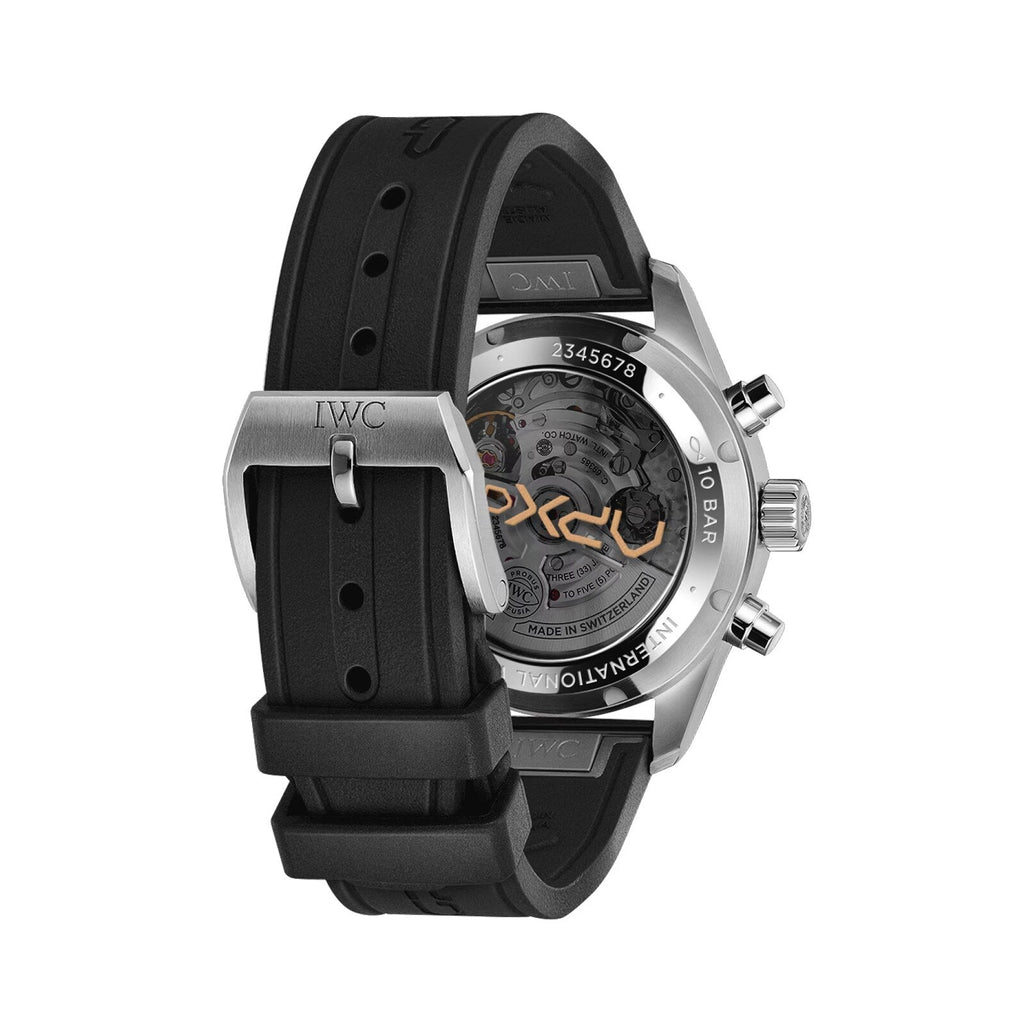 Pilot’s Watch Chronograph APXGP | 41mm, Rubber Strap, Black Dial