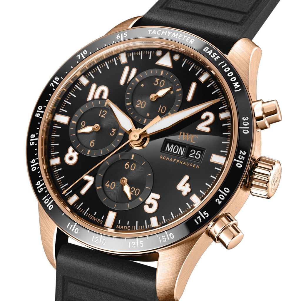 Pilot's Watch Performance Chronograph | 41mm, Rubber Strap, Black Dial