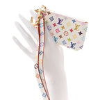 LV X TM Monogram Multicolor Phone Holder White