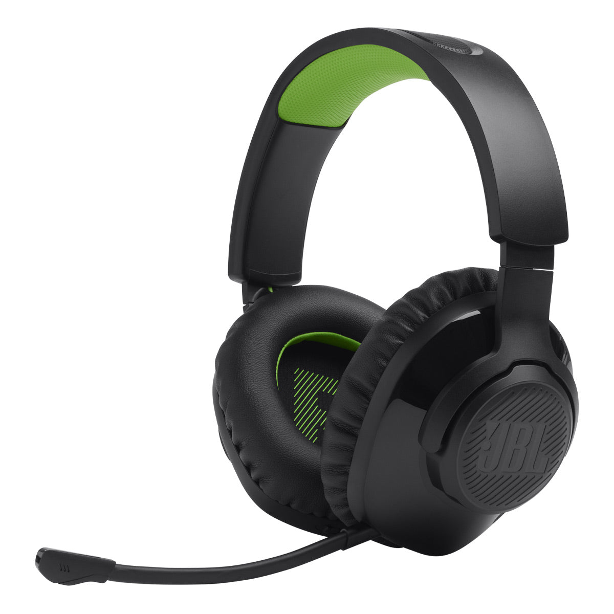JBL Quantum 360X 2.4GHz Wireless Gaming Headset with Detachable Boom Mic (Black/Green)