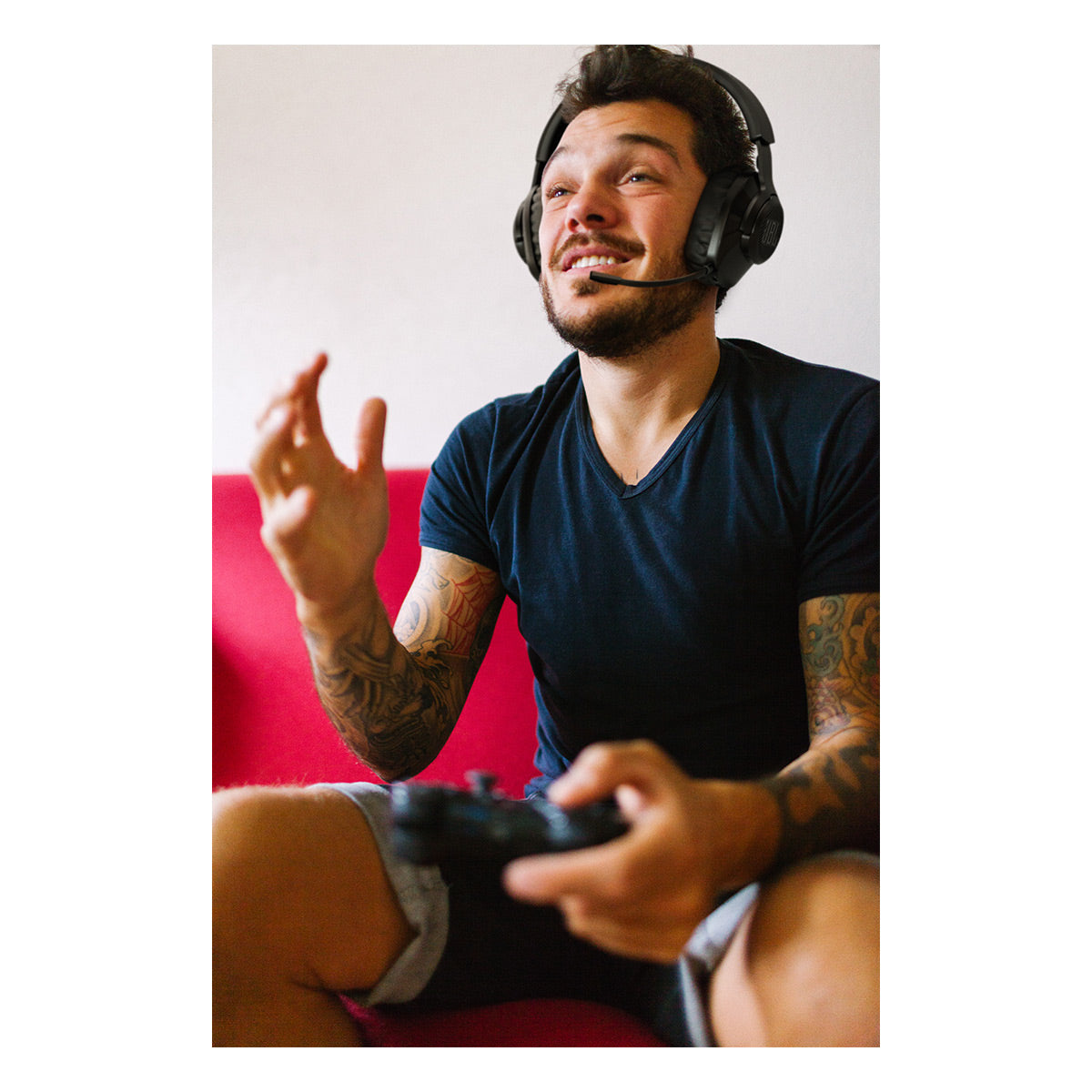 JBL Quantum 360X 2.4GHz Wireless Gaming Headset with Detachable Boom Mic (Black/Green)