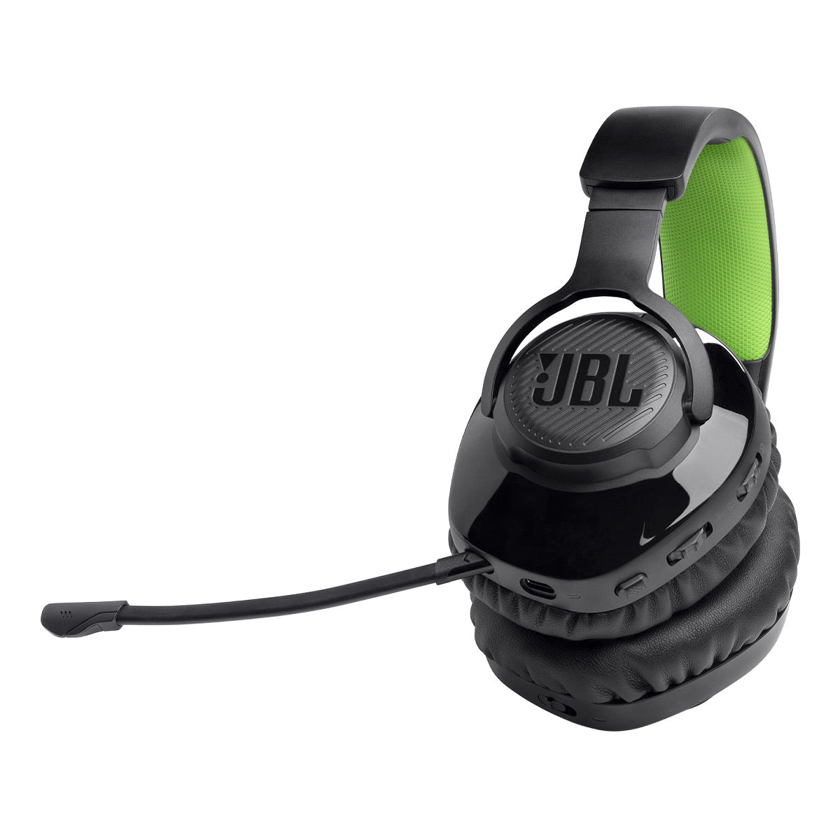 JBL Quantum 360X 2.4GHz Wireless Gaming Headset with Detachable Boom Mic (Black/Green)