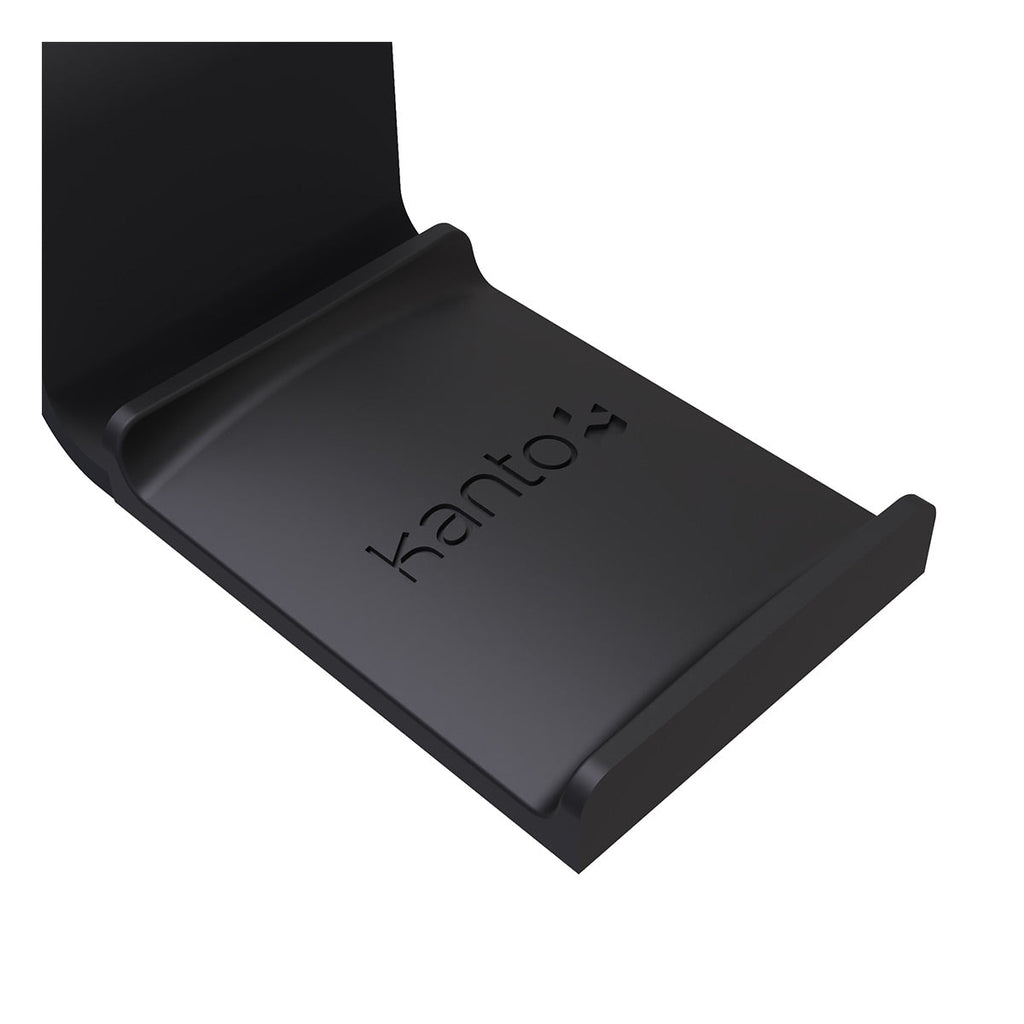 Kanto HH Steel Under Desk Headphone Hook (Black)