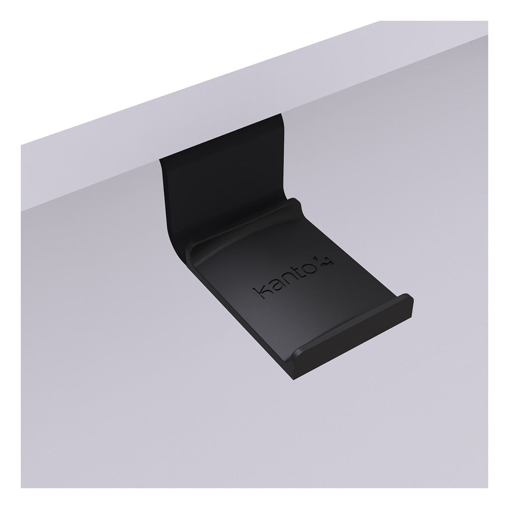 Kanto HH Steel Under Desk Headphone Hook (Black)