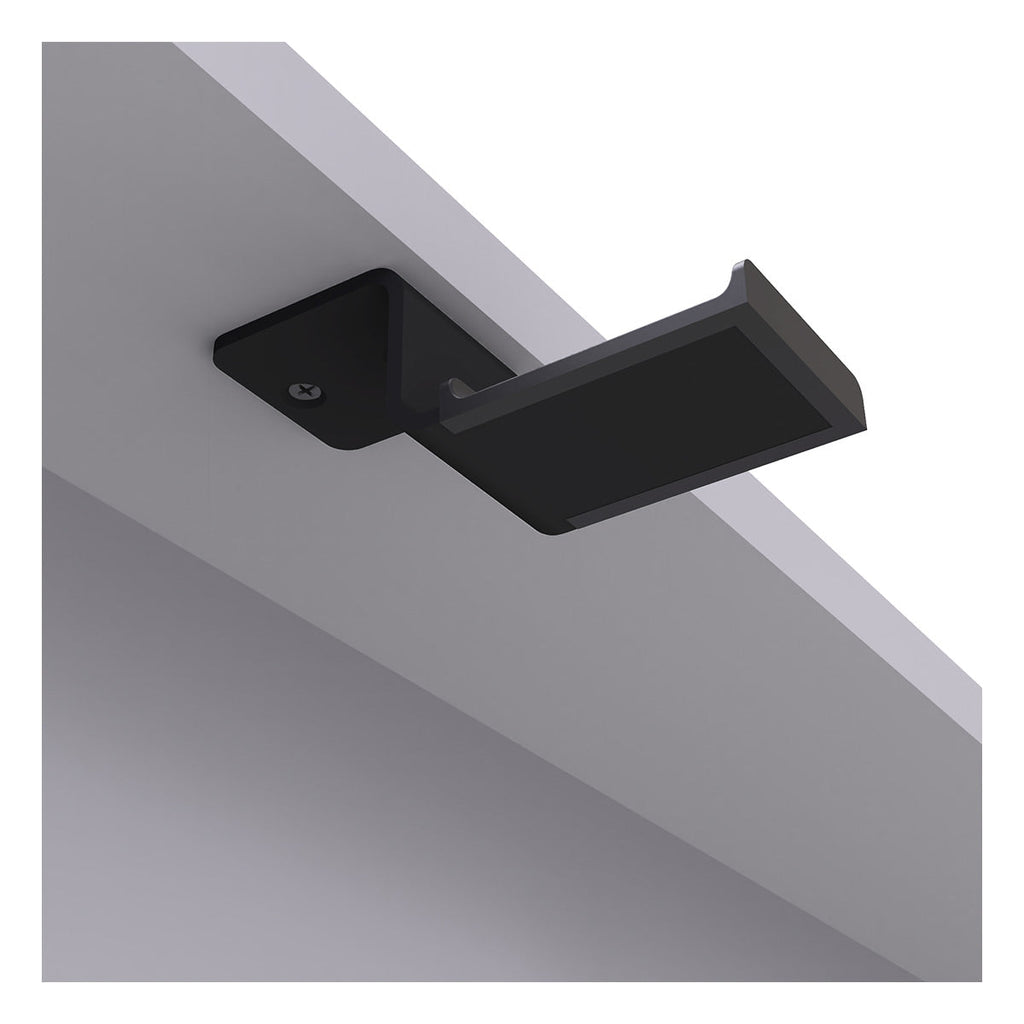 Kanto HH Steel Under Desk Headphone Hook (Black)
