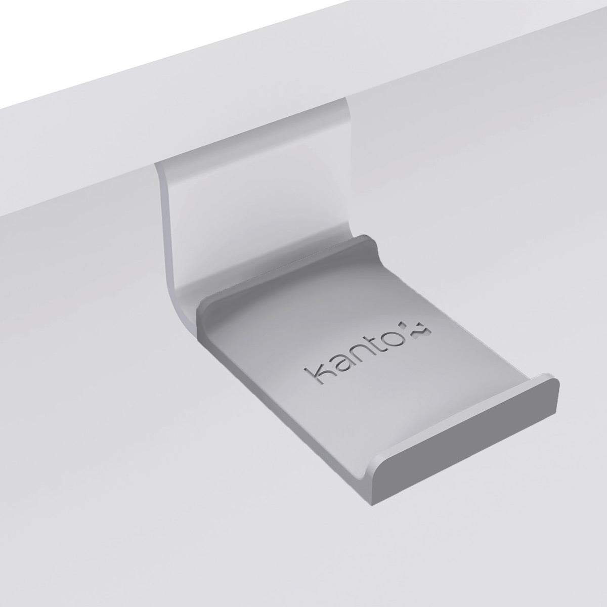 Kanto HH Steel Under Desk Headphone Hook (White)