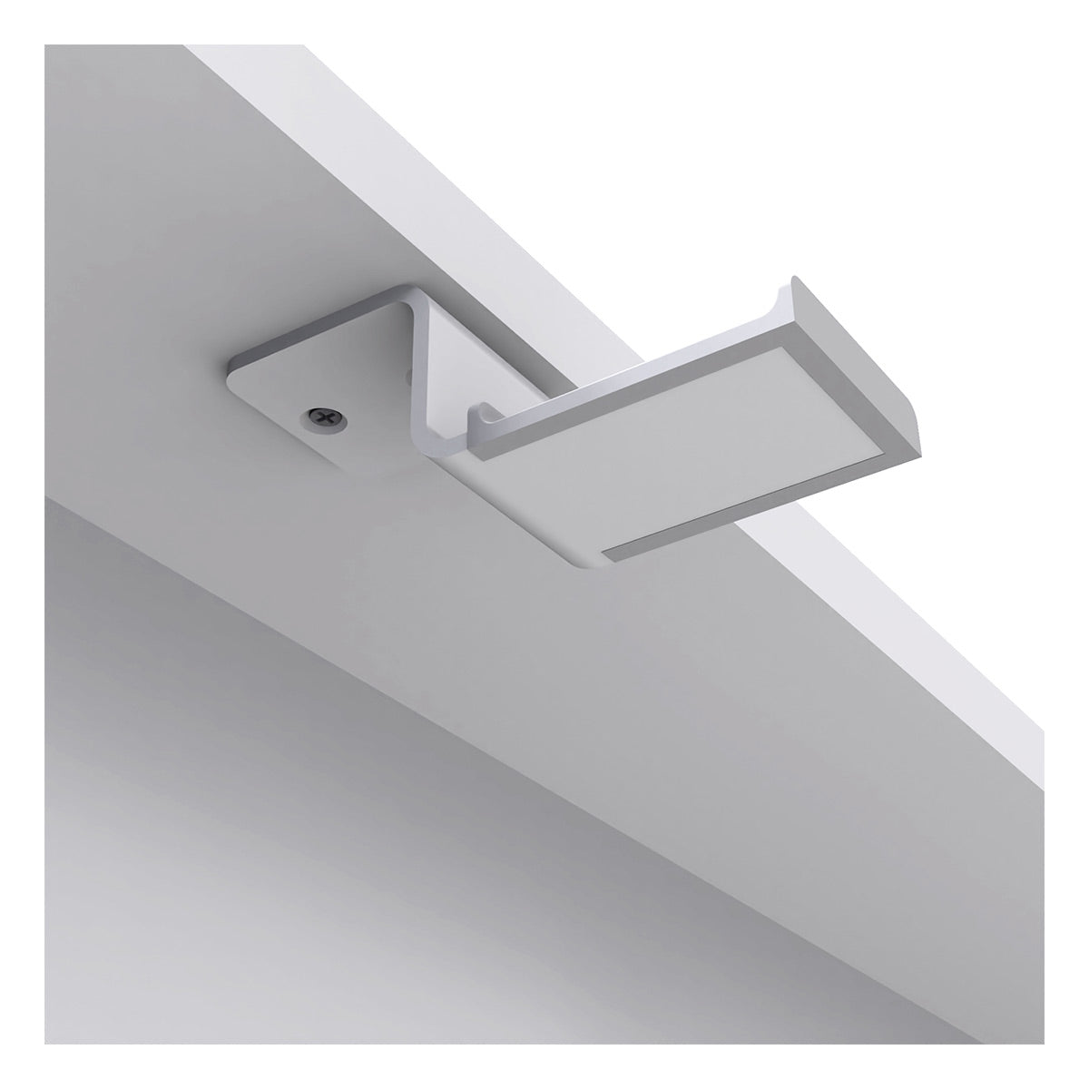 Kanto HH Steel Under Desk Headphone Hook (White)