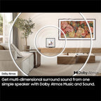 Samsung HW-LS60D Music Frame Bluetooth Speakers with Wall Mount - Pair