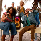 JBL PartyBox Club 120 Portable Party Speaker Bundle with Wireless Microphone System (White)