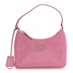Tessuto Nylon Saffiano Mini Re-Edition 2005 Bag Begonia