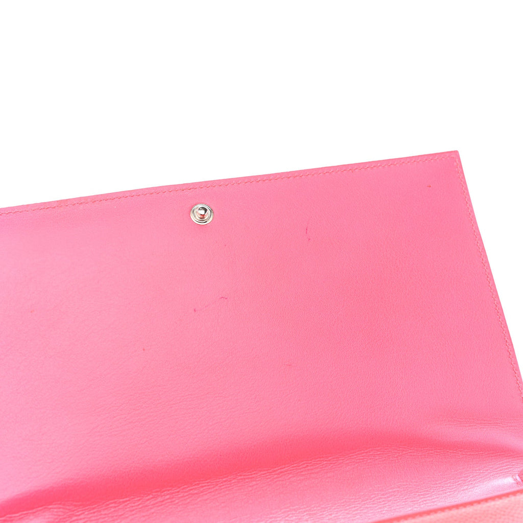 Grain de Poudre Classic Letters Chain Wallet Fuchsia