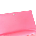 Grain de Poudre Classic Letters Chain Wallet Fuchsia