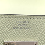 Epsom Kelly Wallet To Go Vert Fizz